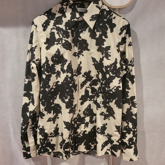 DRIES VAN NOTEN Curle Printed Long-Sleeve Shirt - Picture 4 of 8